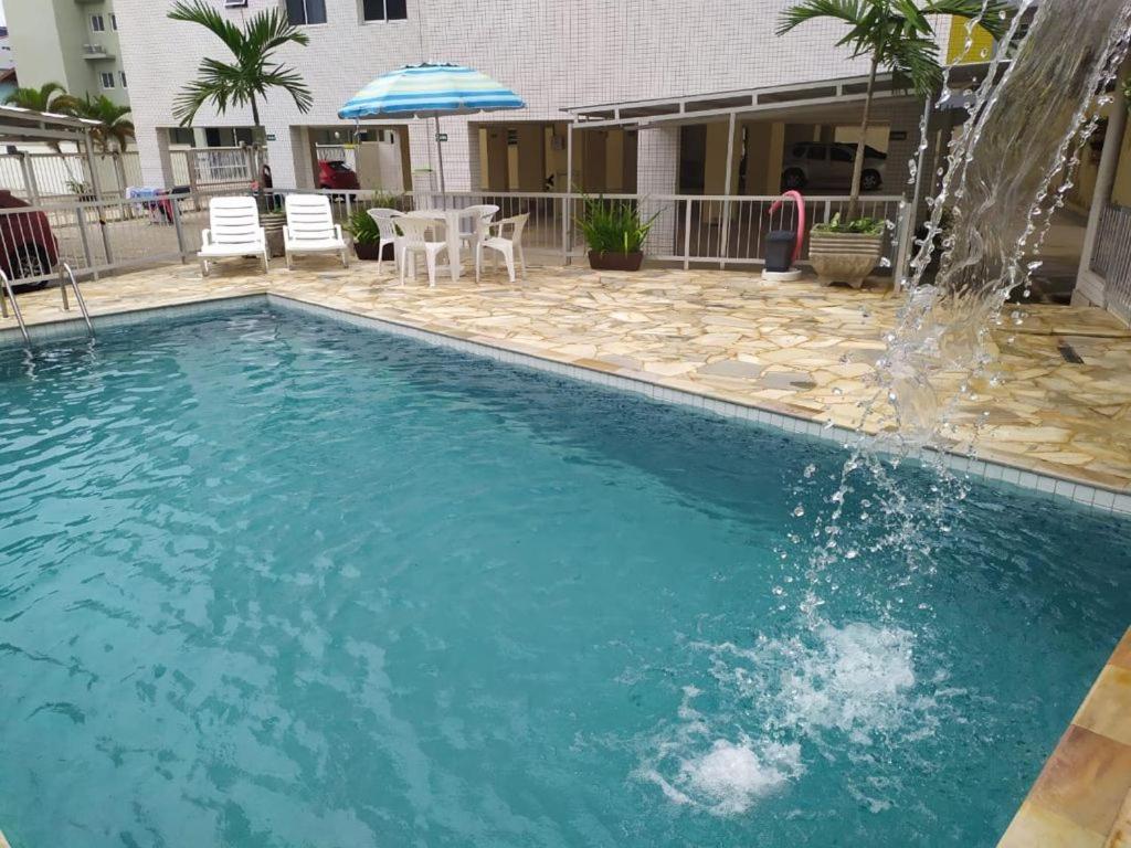 Apto 21D Piscina, 1 Vaga Na Garagem Coberta, Ar Condicionado, Churrasqueira Ubatuba Kültér fotó